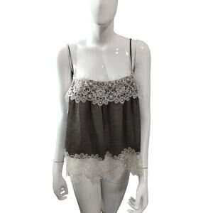 Zara Womens Size Small Lace Flowy Hippie Summer Beachy Feminine Dainty Cami Top